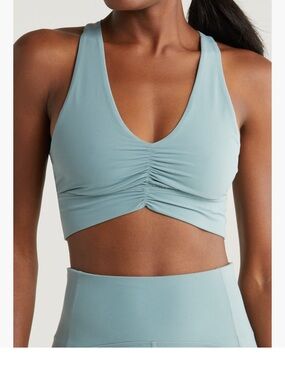 Zella Studio Luxe Ballet Longline Sports Bra